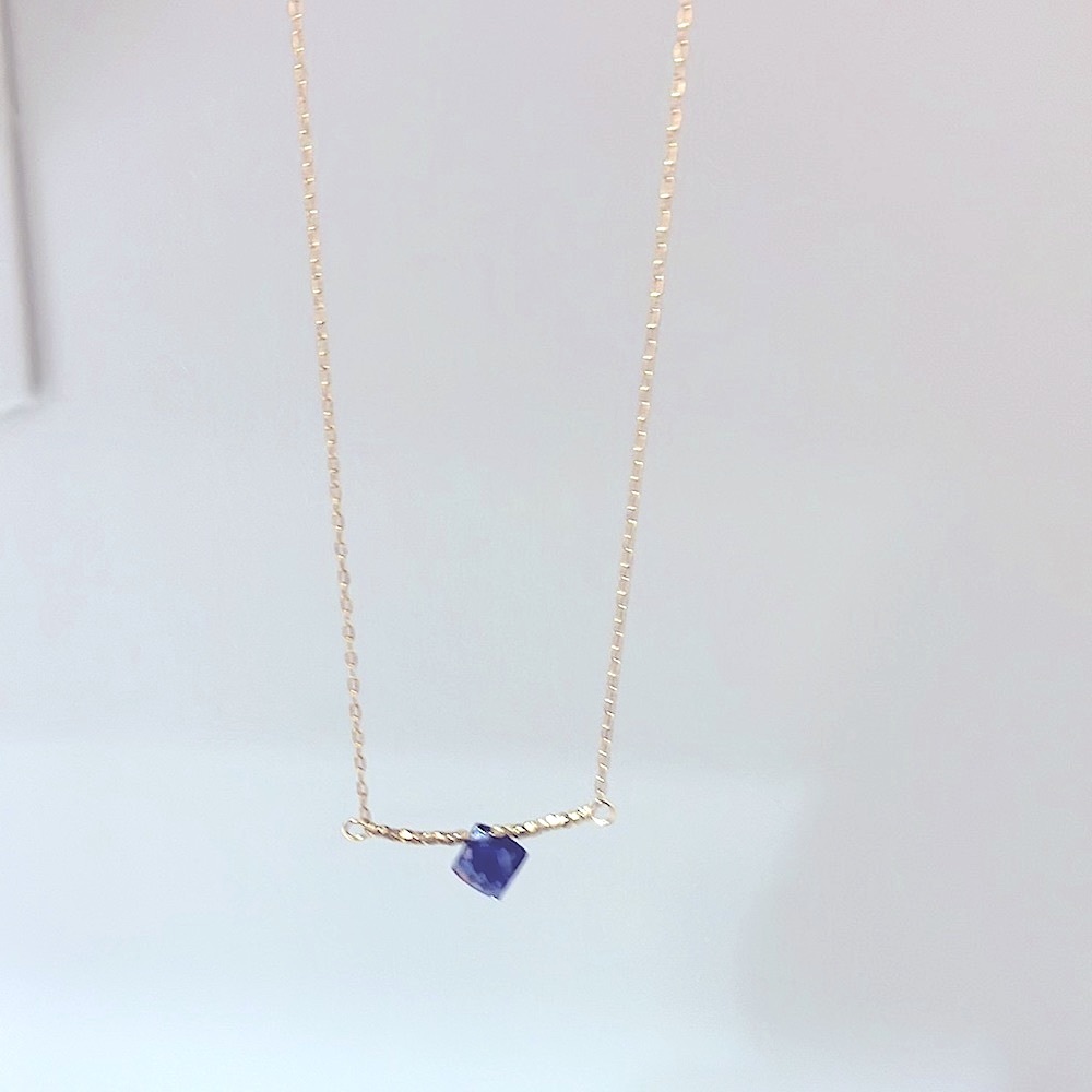 Kate Winternitz Kyanite Gold Necklace